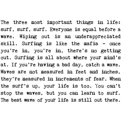 Coulson Macleod Surfer Dude Foiled Birthday Card | Putti Fine Furnishings