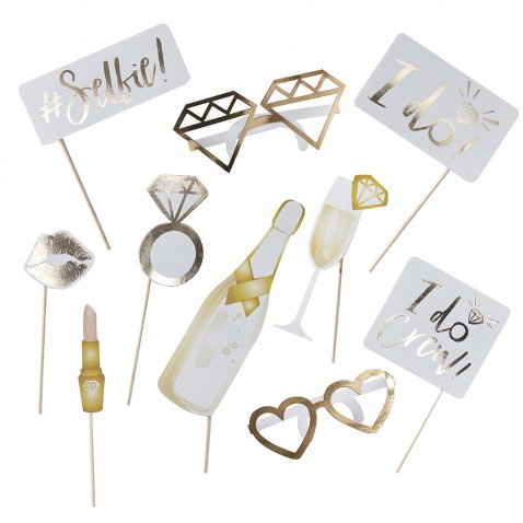 "I Do Crew" Photo Booth Props, GR-Ginger Ray UK, Putti Fine Furnishings
