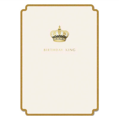 "Birthday King" Crown Greeting Card | Putti Celebrations