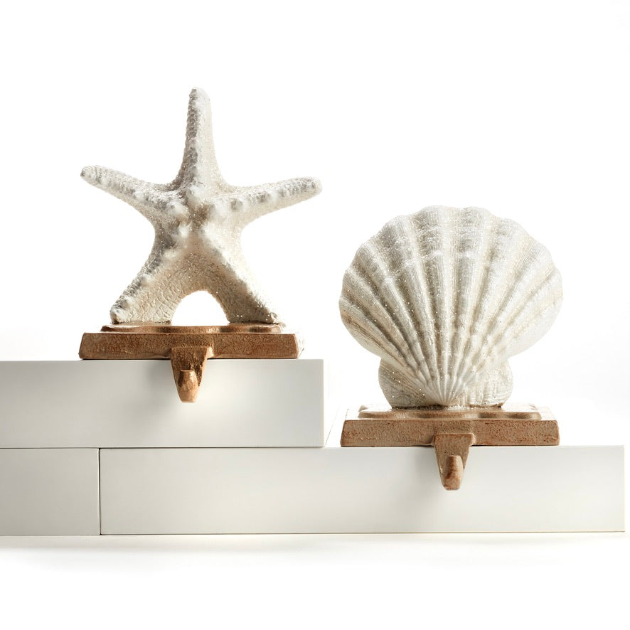 Seashell Stocking Holder | Putti Christmas Canada 