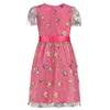 Holly Hastie Aster Hot Pink Sequin Star Luxury Girls Party Dress