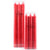 Twilight Taper Candles - Red | Putti Fine Furnishings Canada