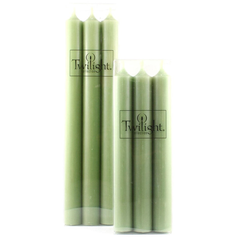 Twilight Taper Candles - Light Sage