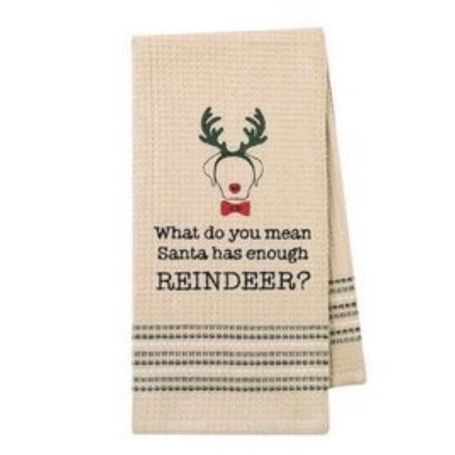 Dry Wit Towel - Reindeer
