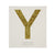 Chunky Gold Glitter Y Sticker -  Party Supplies - MM-Meri Meri UK - Putti Fine Furnishings Toronto Canada