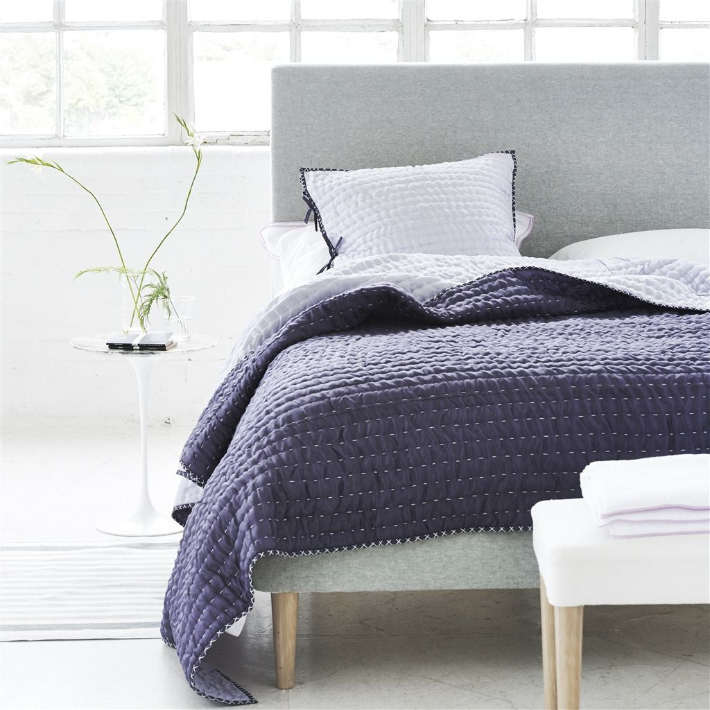 Designers Guild Chenevard Plum & Amethyst Quilts & Shams, Designers Guild, Putti Fine Furnishings