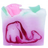 Handcrafted using nothing but the finest ingredients, this soap will gently kiss you clean with pure Rose & Lavender essential oils, for an intoxicating and sensual wash.