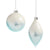 Aqua Ombre Glass Ornament | Putti Christmas Decorations 