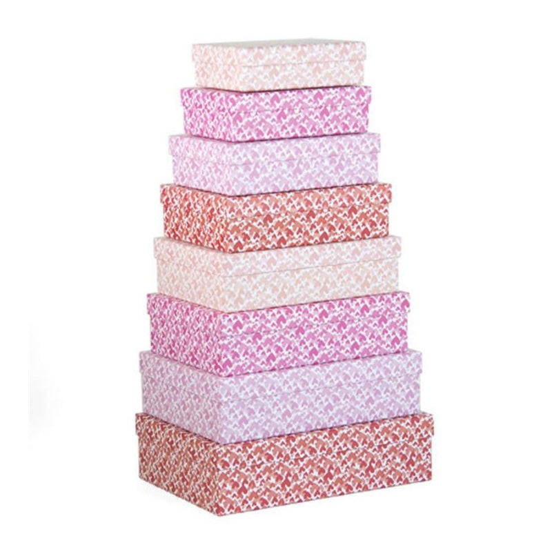 Artebene Hearts Rectangular Gift Box Set | Putti Fine Furnishings