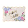 Happy Easter Scallop Rectangular Paper Plates | Putti Easter Celebrations