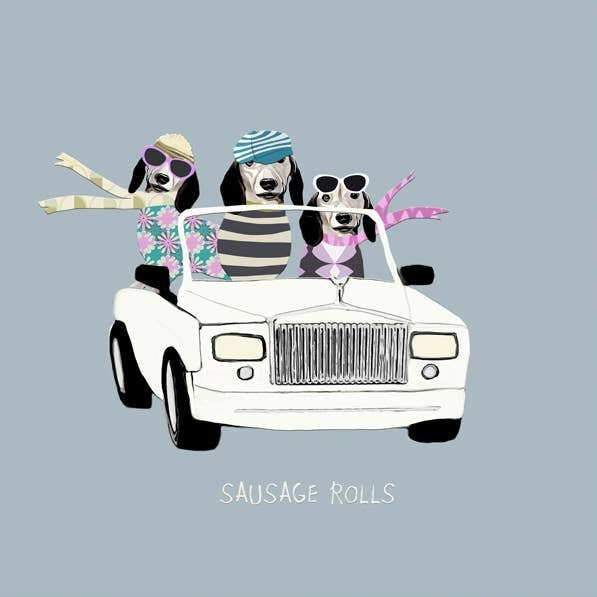 Sausage Rolls Greeting Card | Putti Celebrations