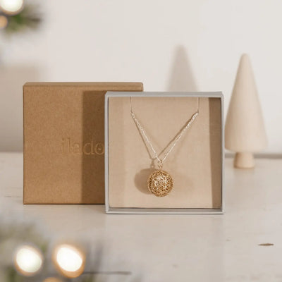 Ilado "Flower of Life" Maternity Necklace - Yellow Gold