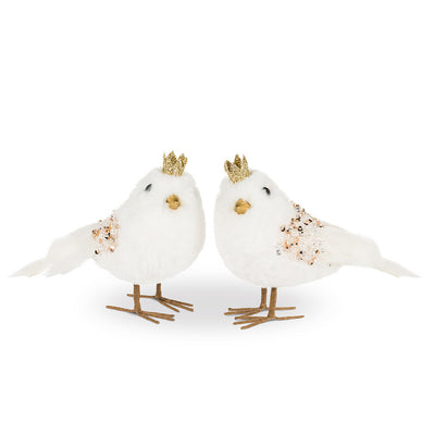 White Bird with Crown