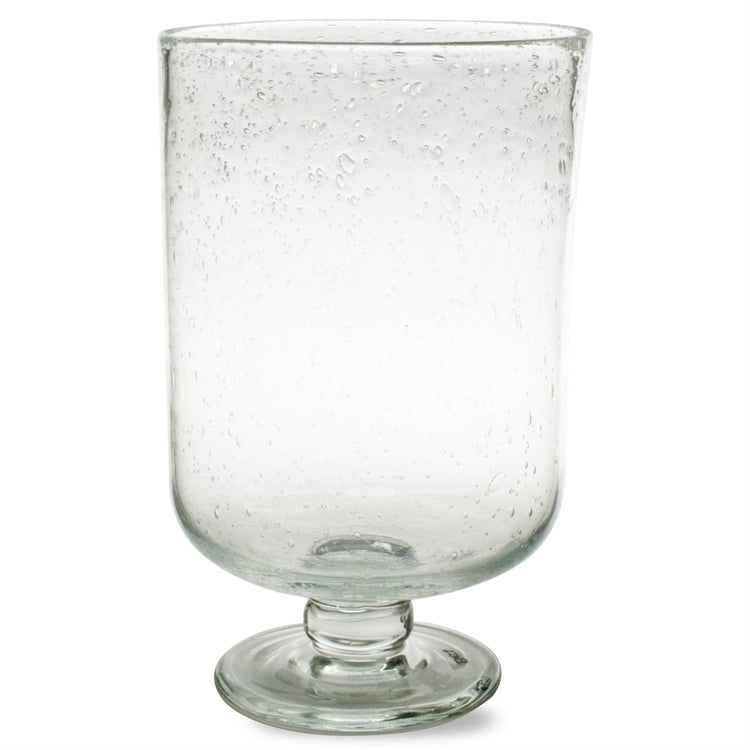 Tag Ltd Clear Bubble Handblown Glass Hurricane | Putti Fine Furnishings 