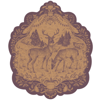 Hester & Cook Die-cut Fable Fauna Placemat