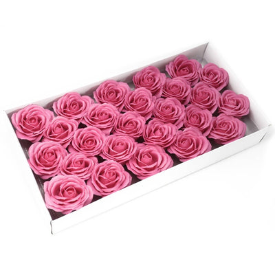 Large Pink Soap Petal Rose | Putti Fine Furnishings