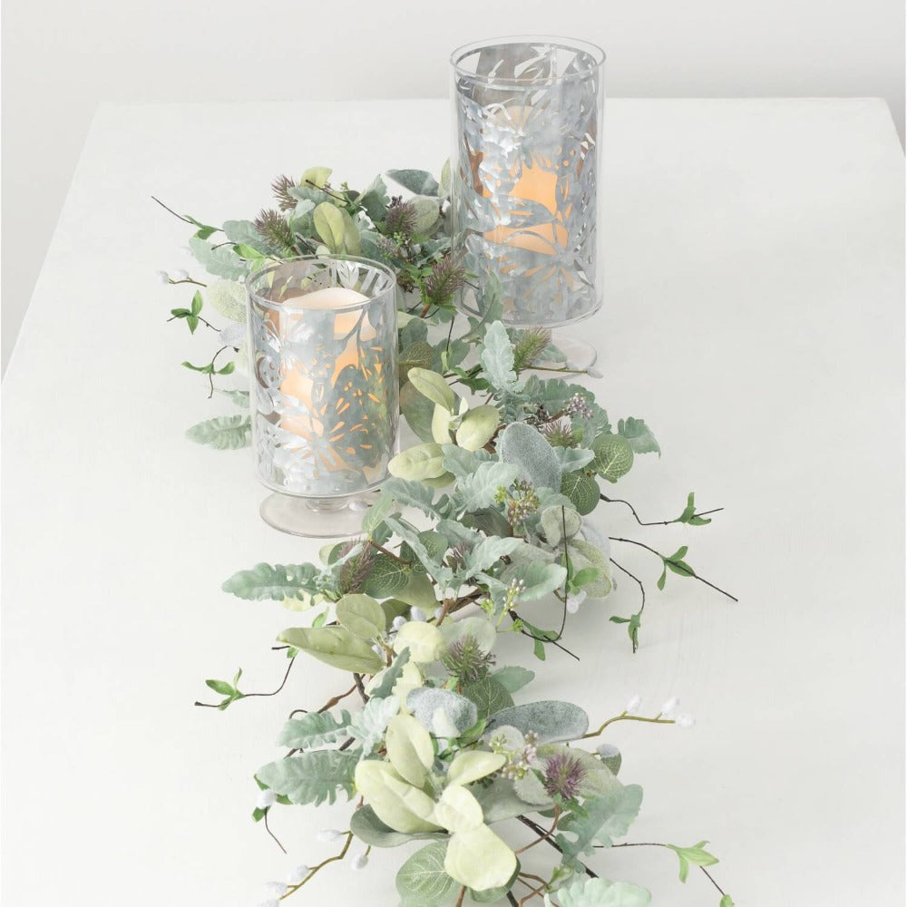 Lambs Ear, Willow, Thistle Garland