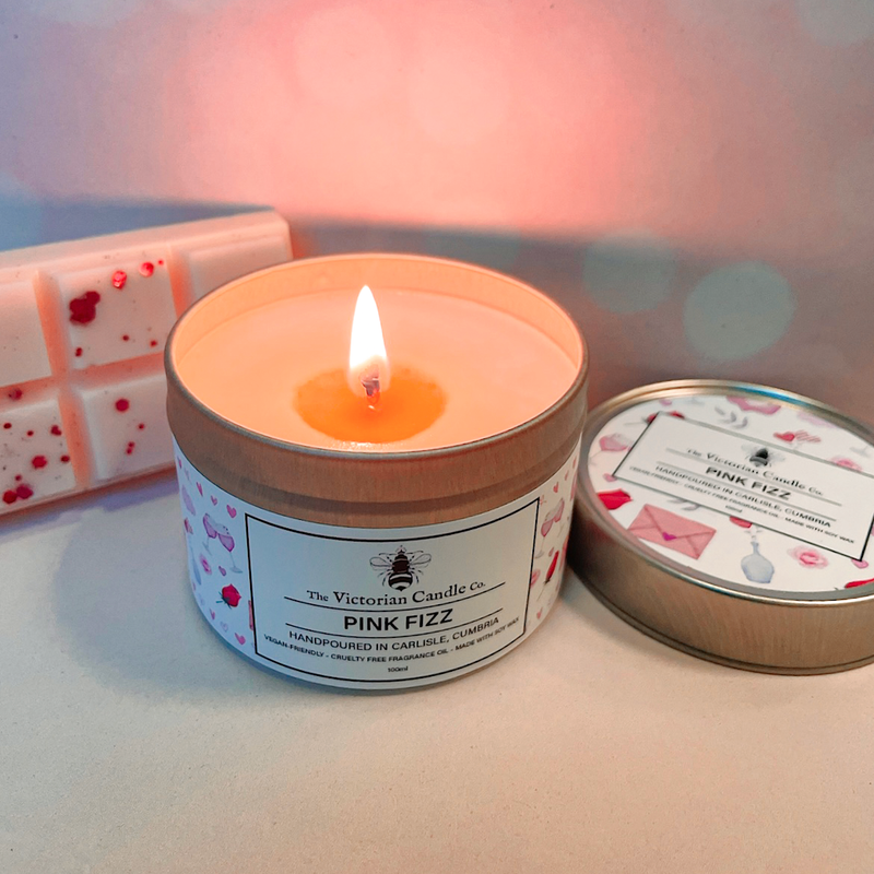 The Victorian Candle Co. - Pink Fizz Candle