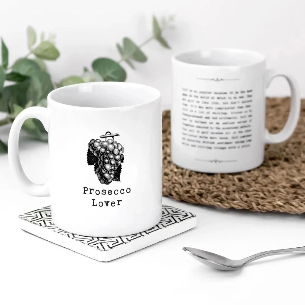 "Prosecco Lover" Gift Boxed Mug | Putti Fine Furnishings