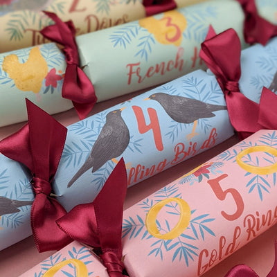 "The Twelve Days of Christmas" Handmade Christmas Crackers