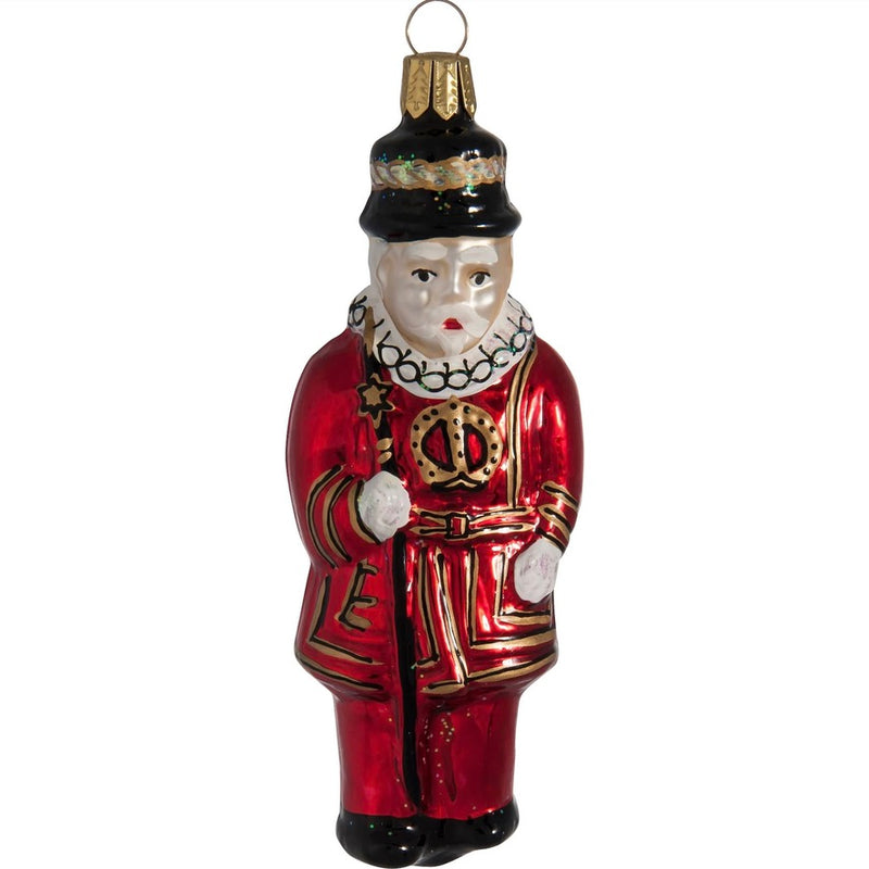 Beefeater European Glass Ornament | Putti Christmas Celebrations