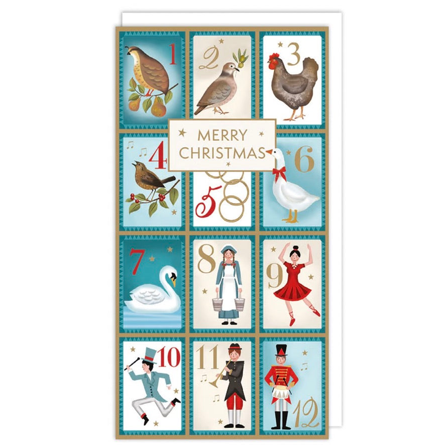12 Days of Christmas Money Card