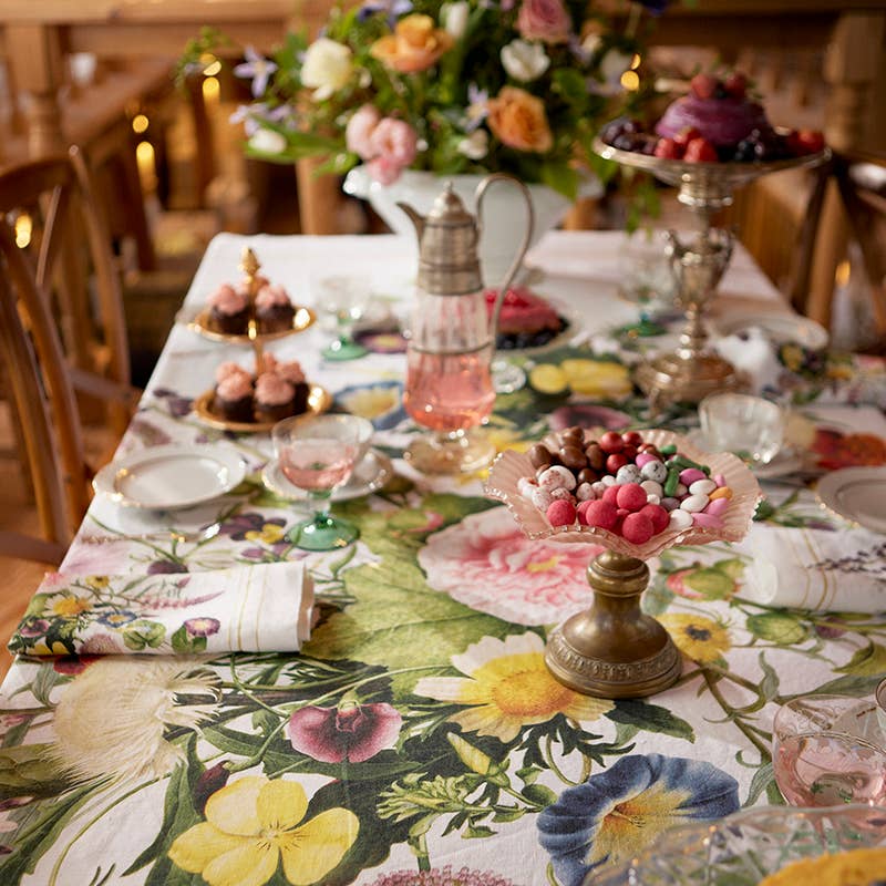 Flower Garden Tablecloth-Small