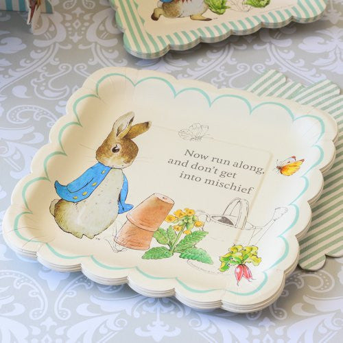 Meri Meri Peter Rabbit Large Paper Plates - Party Supplies - Meri Meri UK - Putti Fine Furnishings Toronto Canada - 2