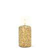 Gold Icy Candle - Small | Putti Christmas Celebrations