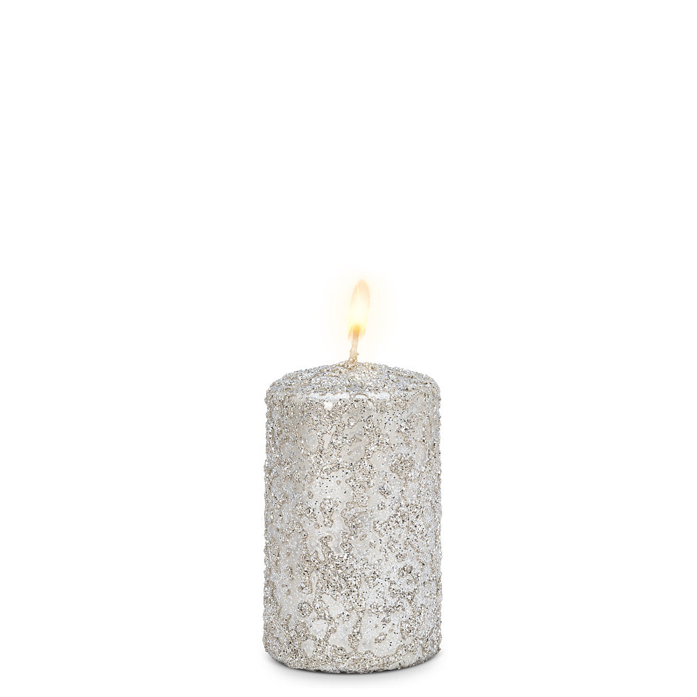 Silver Icy Candle - Small