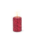 Small Red Icy Candle -  Putti Christmas Celebrations 