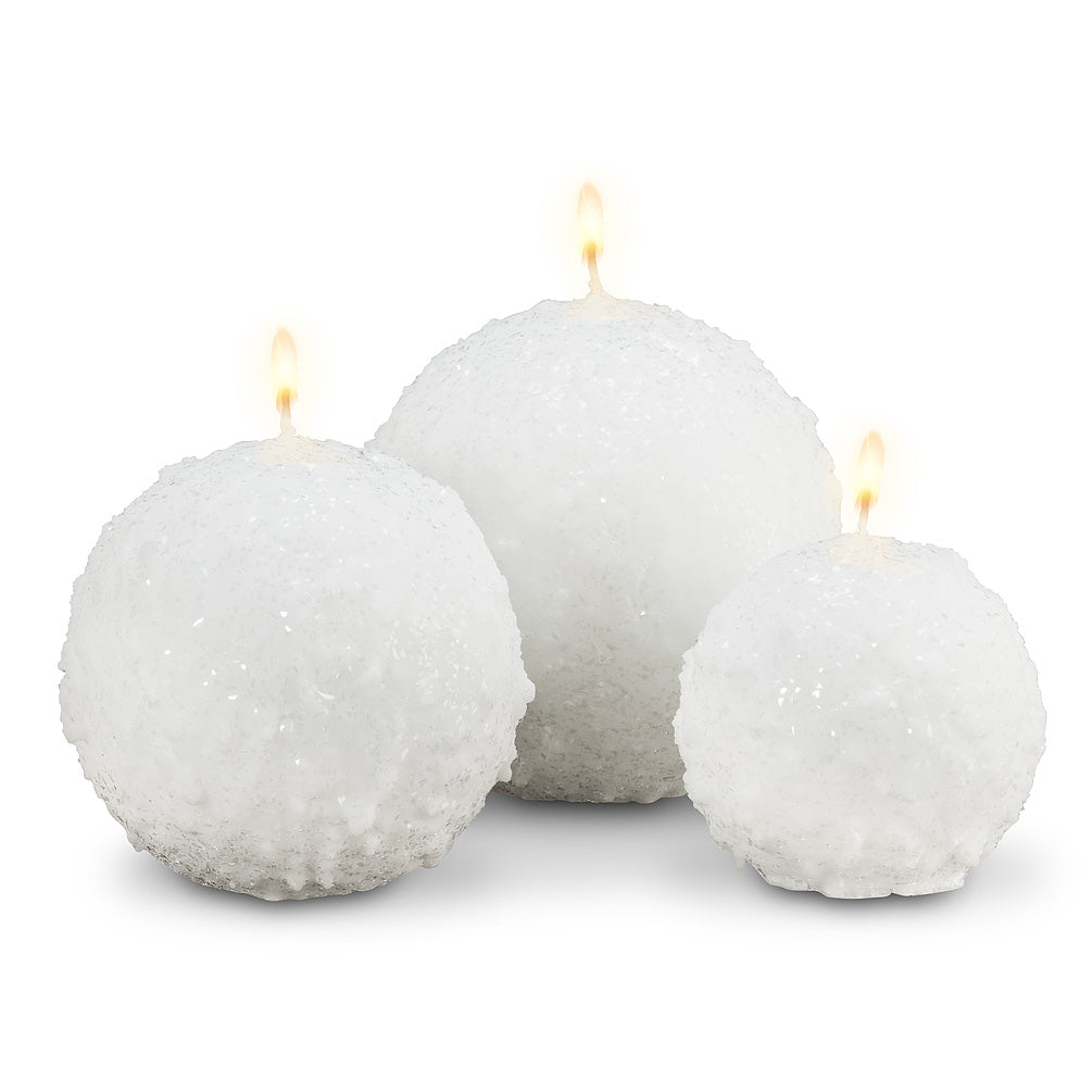 Snowball Candle - Large
