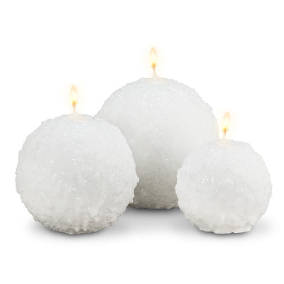 Snowball Candle - Large