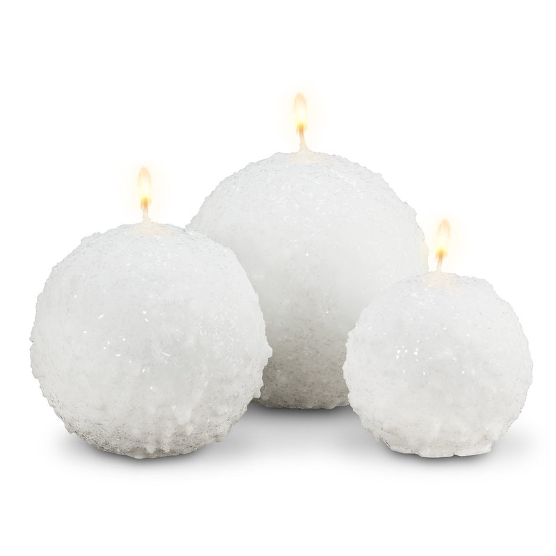 Snowball Candle - Large