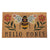 "Hello Honey" Bee & Floral Doormat
