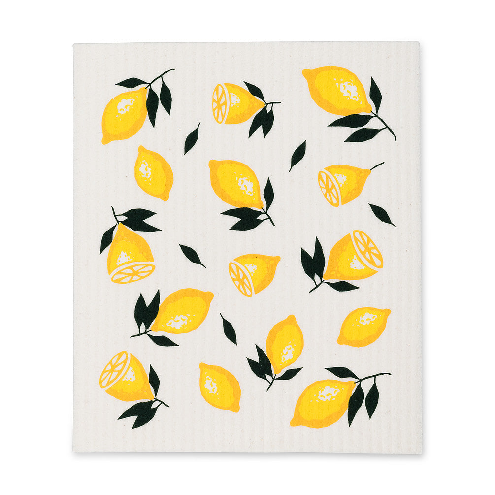 Lemons Swedish Dish Cloths-Set of 2 | Putti Fine Furnishings
