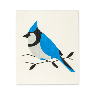 Blue Jay Swedish Dish Cloth - set of 2 | Putti Fine Furnishings Canada
