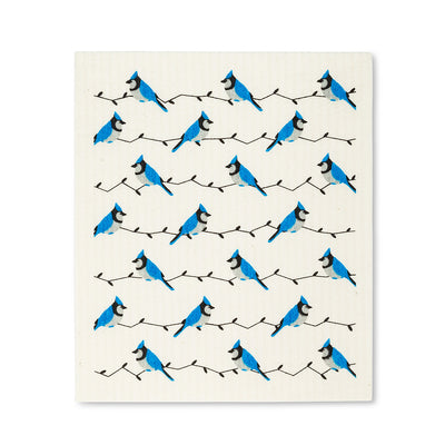 Blue Jay Swedish Dish Cloth - set of 2 | Putti Fine Furnishings Canada