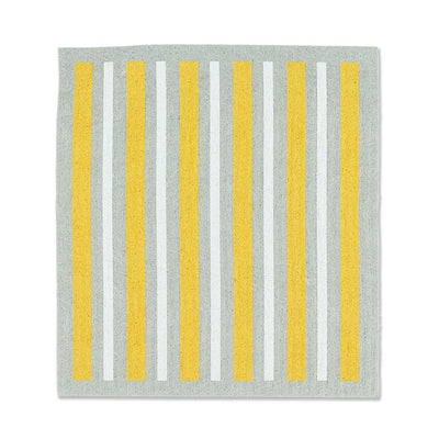 Daisy & Stripe Swedish Dish Cloths - Set of 2 |  Putti Fine Furnishings