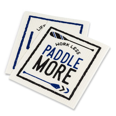 Better at the Lake Swedish Dish Cloths-Set of 2 | Putti Fine Furnishings