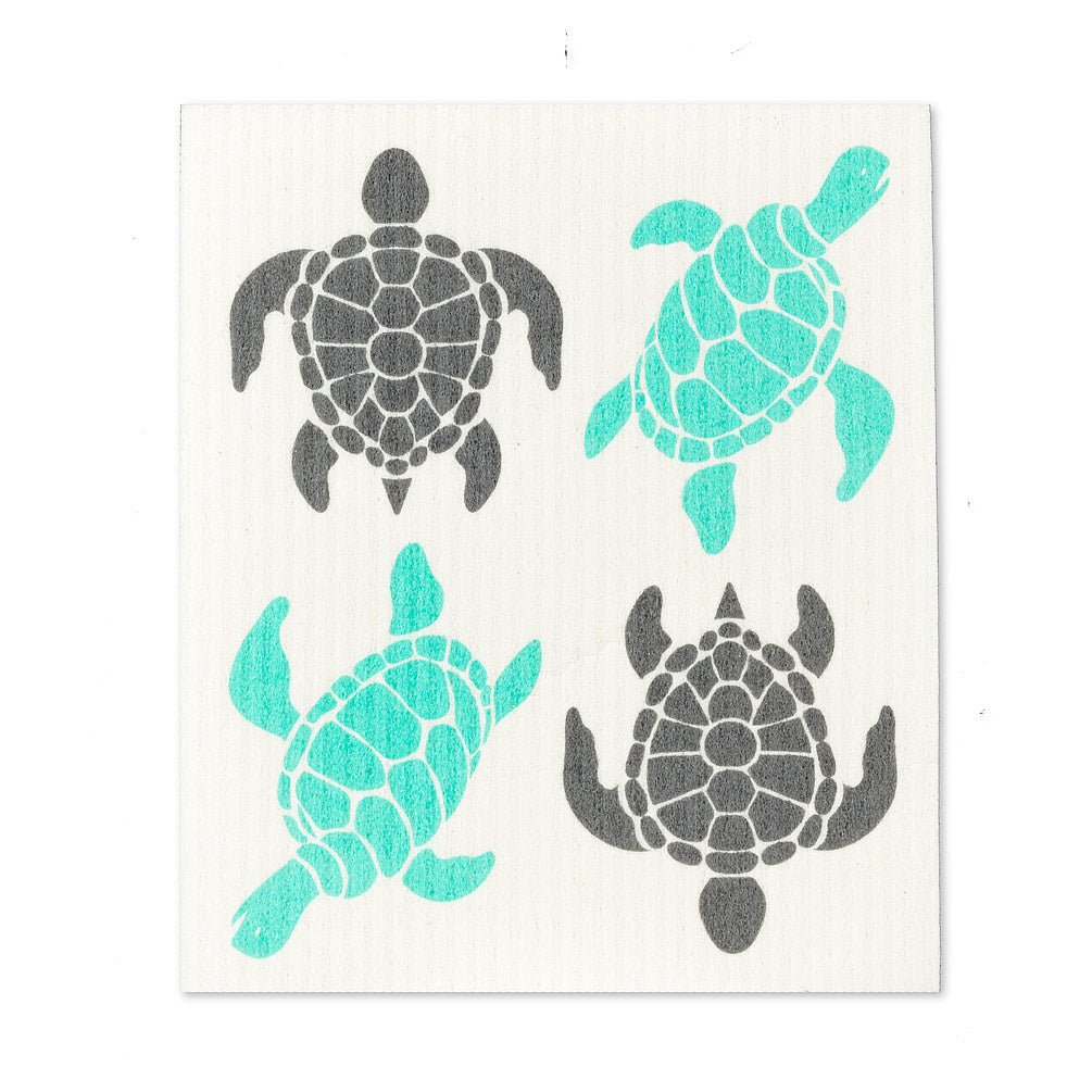Sea Turtles Dishcloths | Putti Fine Furnishings