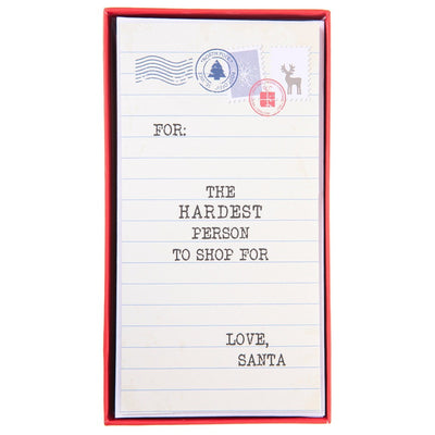 "The Hardest Person to Shop For" Money Wallet Greeting Cards Boxed