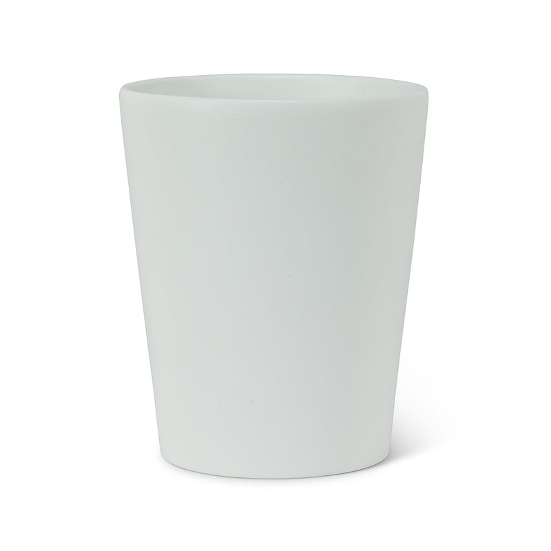 White Classic Taper Planter - Orchid Pot