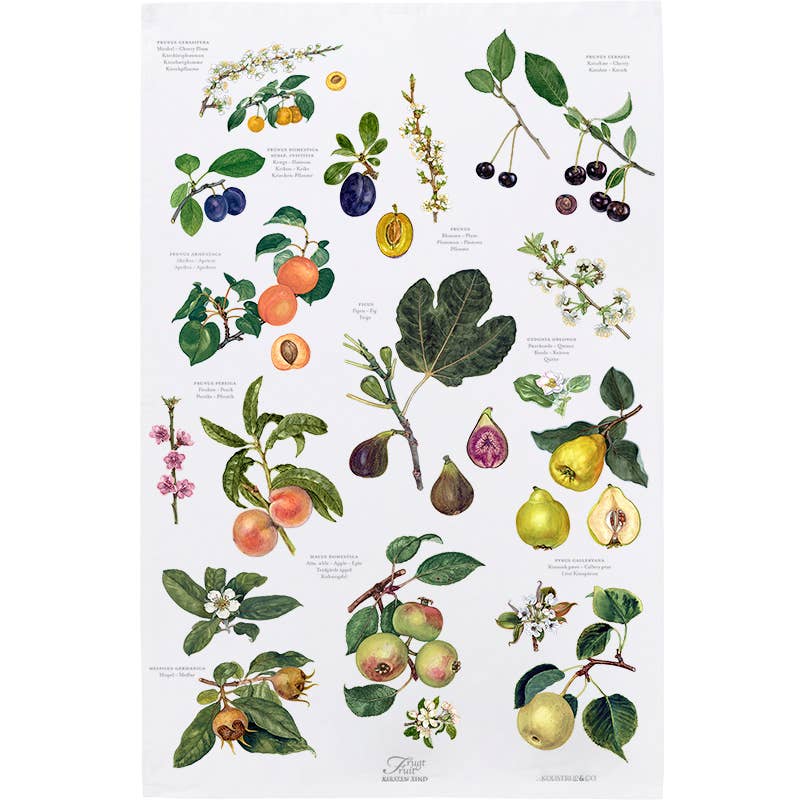 Fruit Organic Tea Towel | Putti Fine Furnishings Canada