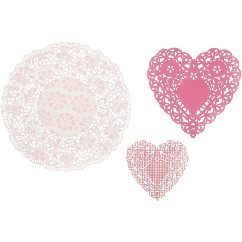 Pink N Mix Doillies -  Party Supplies - Talking Tables - Putti Fine Furnishings Toronto Canada - 1