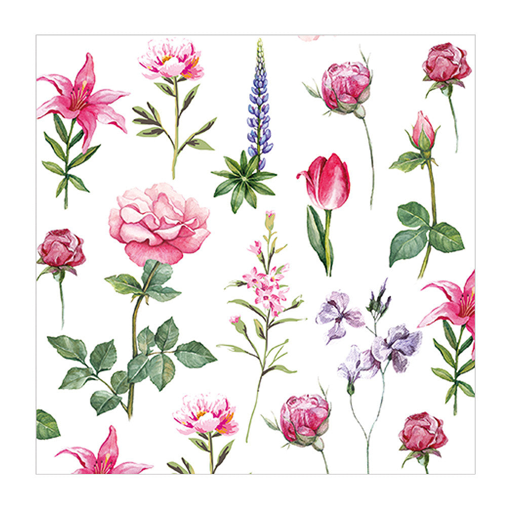 "Boons of Garden" Paper Napkin - Lunch, AC-Abbott Collection, Putti Fine Furnishings
