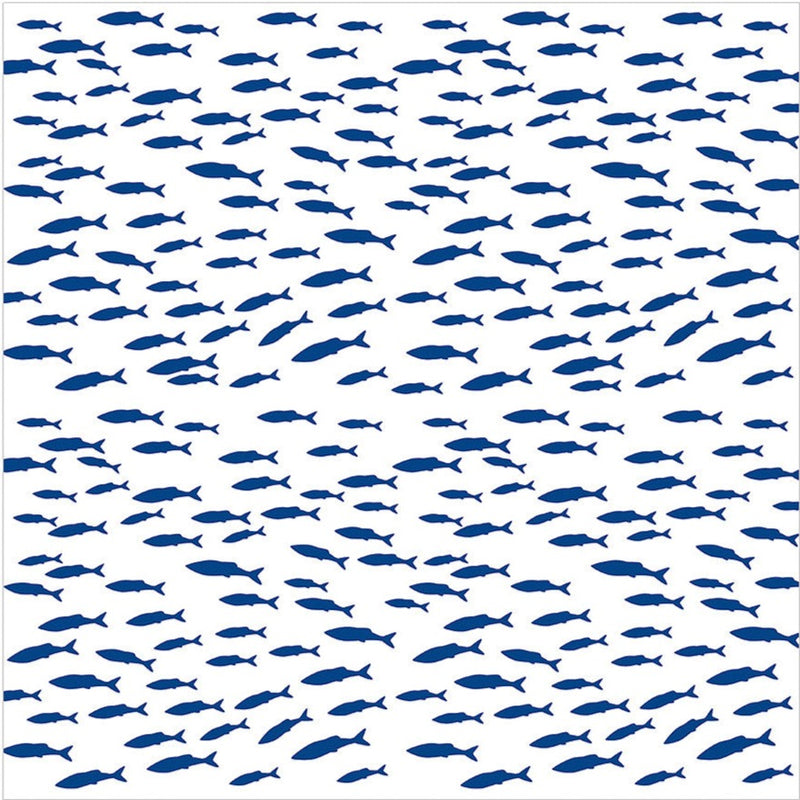 Blue Swiming Fish Napkins, AC-Abbott Collection, Putti Fine Furnishings