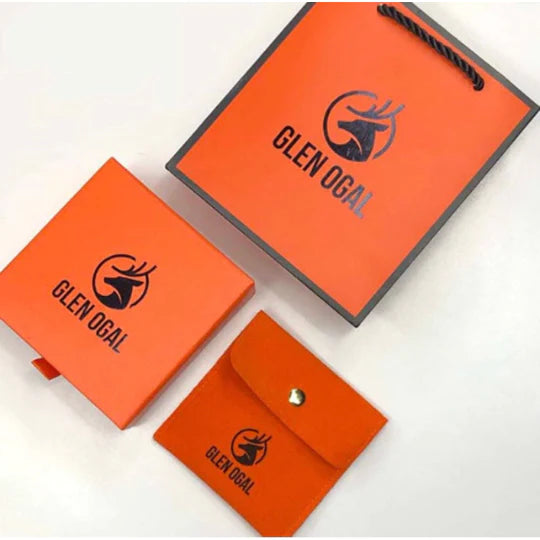 Glen Ogal Anchor Silver Cufflinks