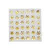 Gold Foil Snowflake Paper Napkins -Lunch