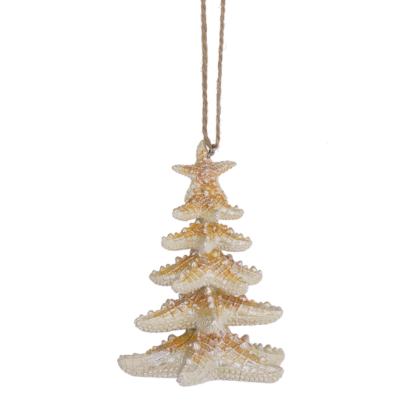 Resin Starfish Tree Ornament | Putti Christmas Canada
